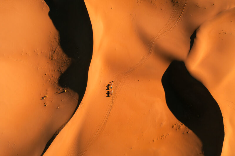 Dune view at Ahlan Camp