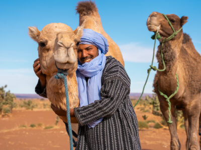 Hocin & Camel at Ahlan Camp