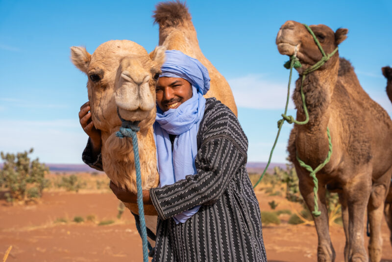 Hocin & Camel at Ahlan Camp